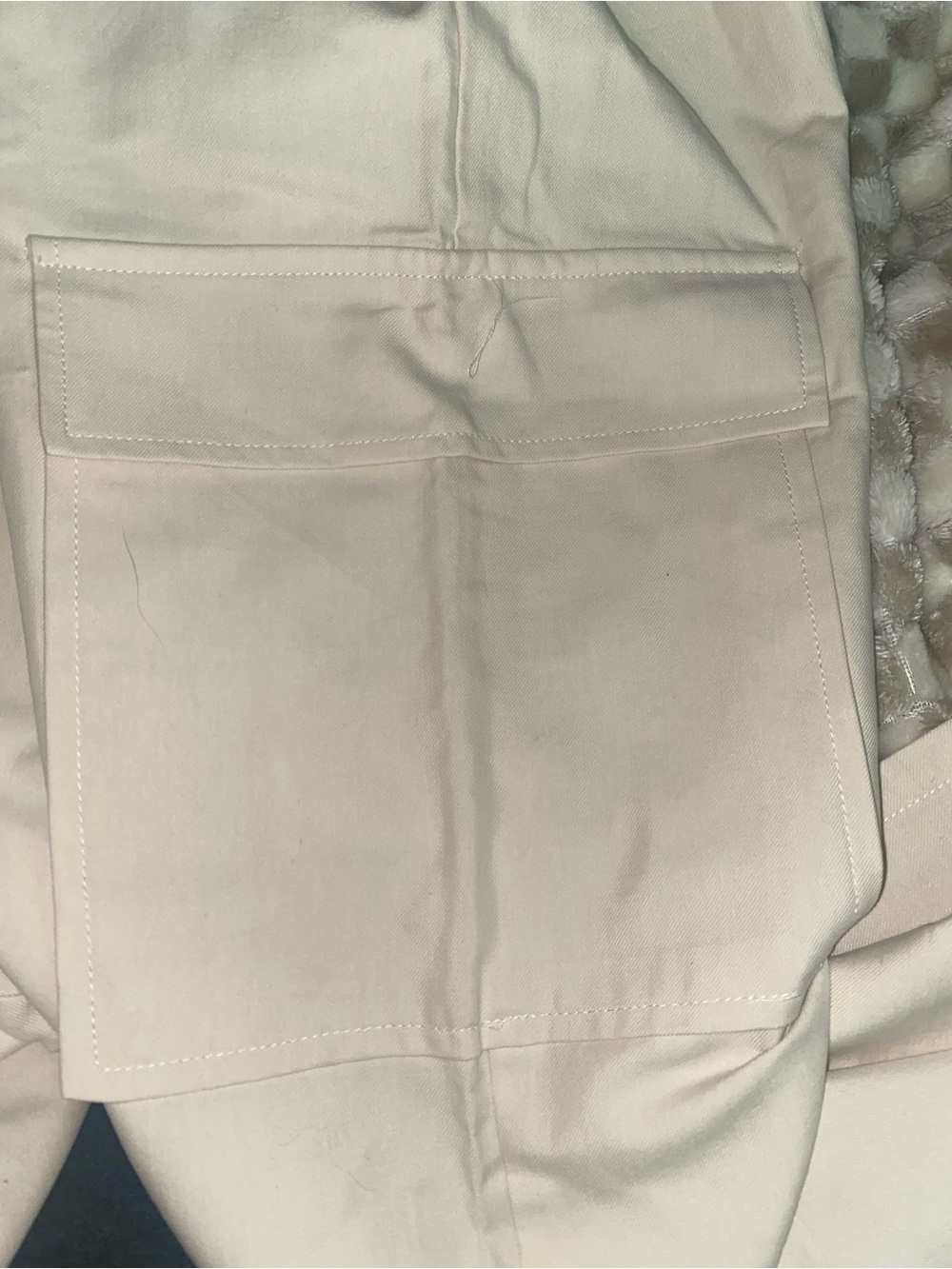 Sienna Sky Wide Leg Pants 
Women's Small Cargo Cream NEW - Picture 5 of 5